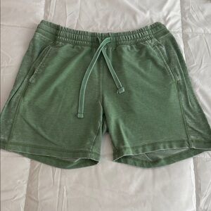 Women's Athletic Drawstring Shorts - Green